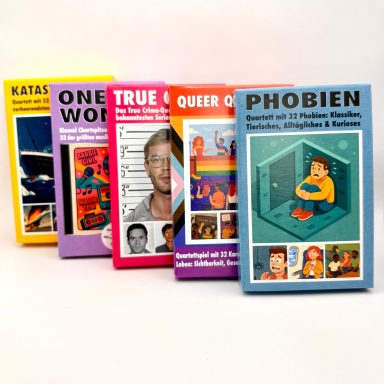 Quartette Sortiment IndieCards Quartette Sortiment - Indiecards Quartette - Kartenspiele für Spielefans, Spieleabende