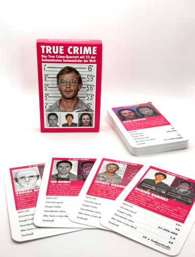 True Crime Quartett - Kartenspiel und Geschenkidee für True Crime Fans True Crime Quartett - Kartenspiel und Geschenkidee für True Crime Fans